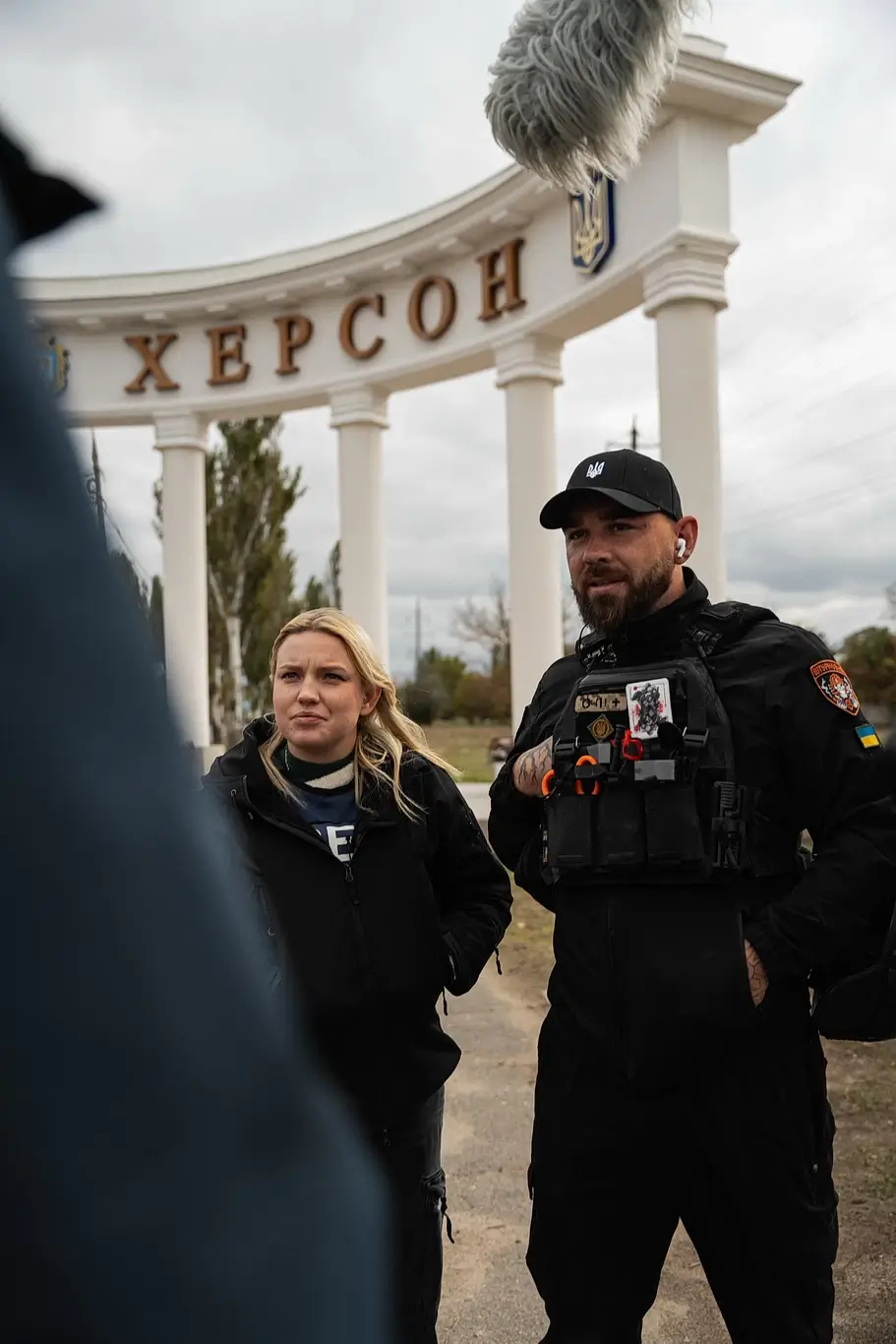 Kelsey Kimberlin travels to Herson and talks to a military officer